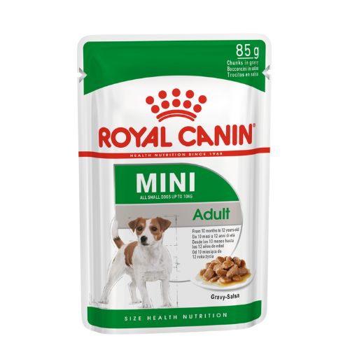 Royal Canin Mini Adult Chunks In Gravy