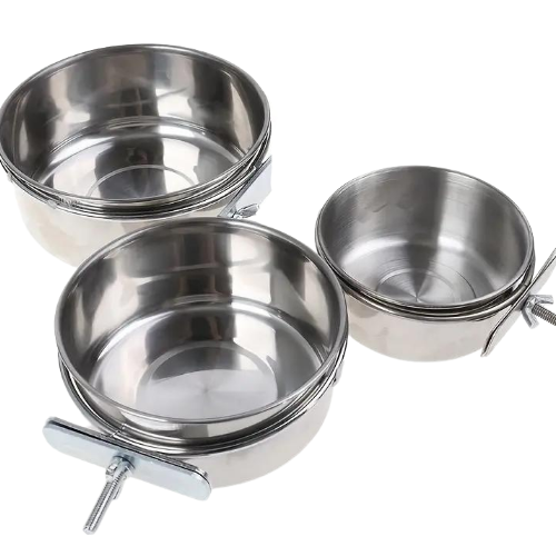 Stainless Steel Bird Feeder Bowls