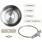 Stainless Steel Bird Feeder Bowls