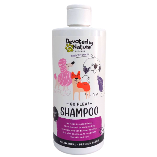 Go Flea! Dog Flea Shampoo (500ml) | Devoted By Nature