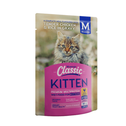 Montego Classic Cat Wet Food Kitten Chicken 85g