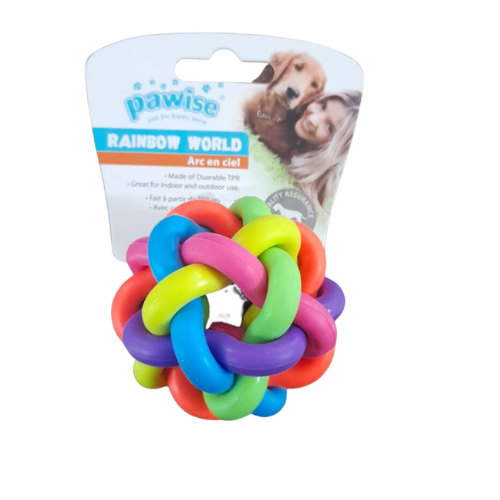 Pawise Rainbow Dog Ball