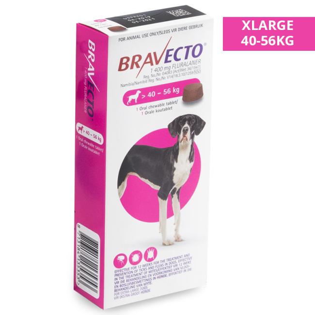 Bravecto Chewable Tick & Flea Tablet For Dogs