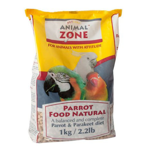 Parrot Food Natural 1Kg Animal Zone