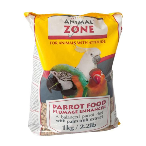 Parrot Food Plumage Enhancer 1Kg Animal Zone
