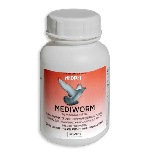 Mediworm 100 Tablets Medpet
