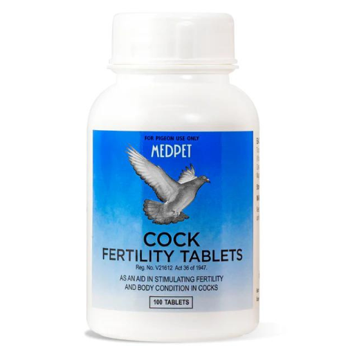 Cock Fertility Tablets 100 Tablets Medpet