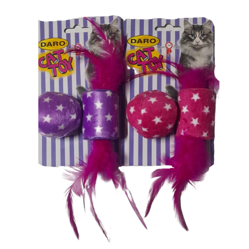 Daro Feathers Star Ball Cat Toy
