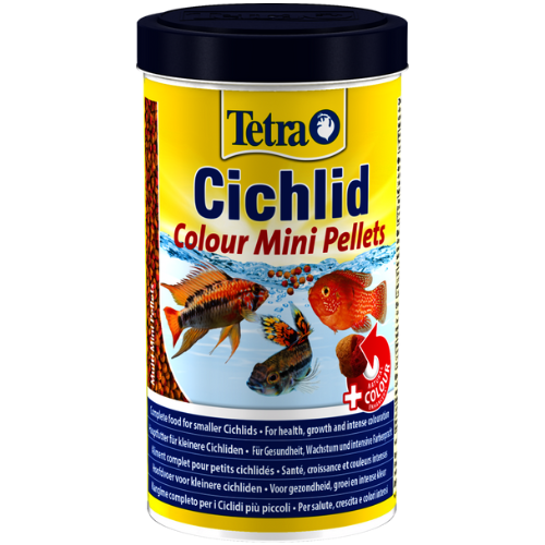 Tetra Cichlid Colour Mini Pellets 170g/500ml