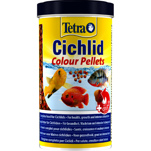 Tetra Cichlid Colour Pellets 165g/500ml